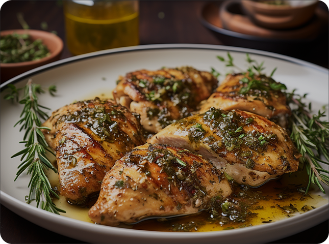 A delicious chicken ready to roast