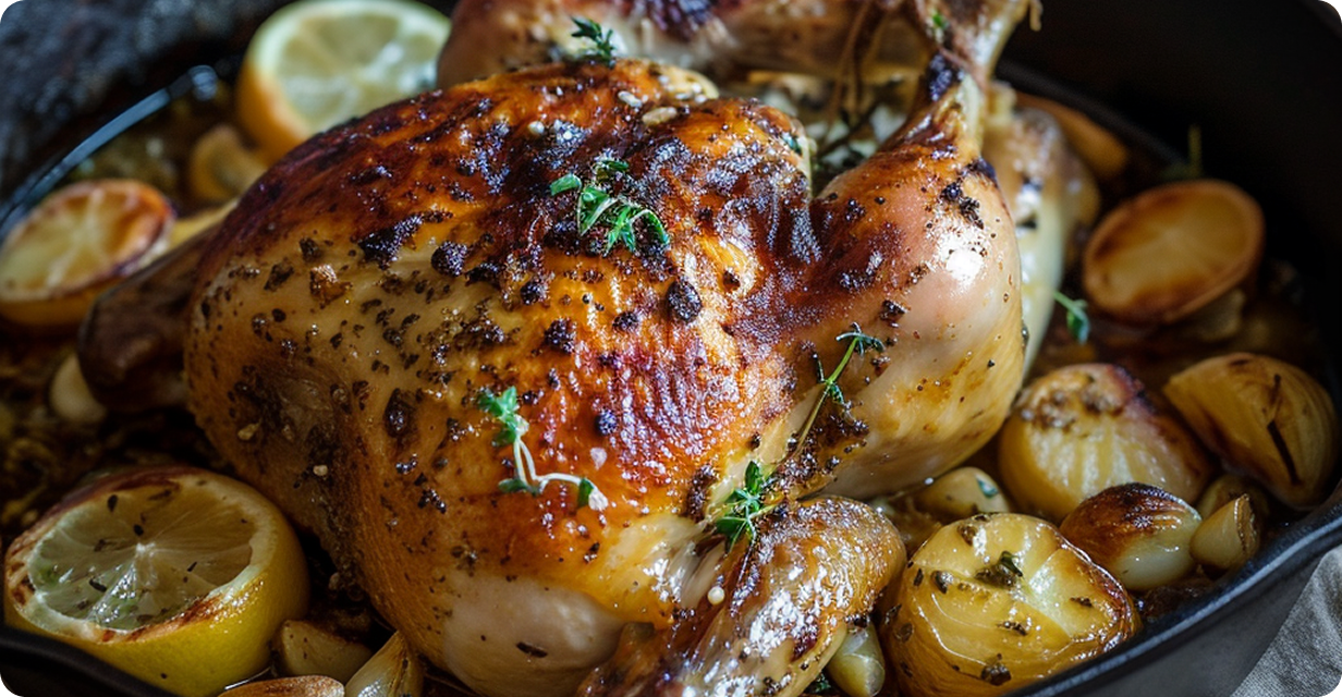 A delicious rosted image